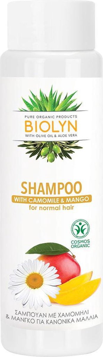 Weelderig en proper haar? probeer de biologische shampoo voor normaal haar met mango en kamille 99