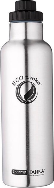 Ecotanka Drinkfles Thermo Tanka 800 Ml Rvs Chroom/zwart