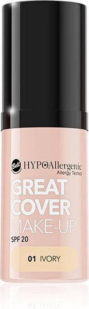 Hypoallergenic – Hypoallergene Great Cover Make-Up SPF 20 #01 Ivory