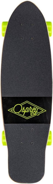 Osprey Skateboard Overturn Cruiser 70 Cm Hout/aluminium Zwart