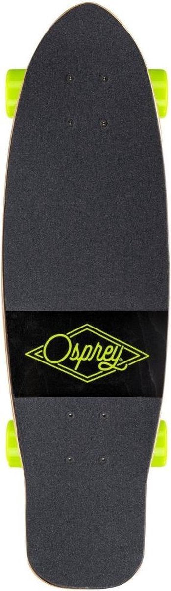 Osprey Skateboard Overturn Cruiser 70 Cm Hout/aluminium Zwart