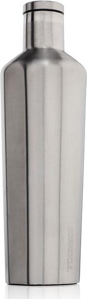 Corkcicle Canteen Large - 750ml 25oz - Steel Roestvrijstaal Waterfles en Thermosfles - 3wandig - 25uur koud en 12uur warm - BPA vrij - grote opening voor ijsklontjes
