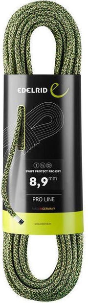 Edelrid Swift Protect 8.9 Pro Dry Uniek klimtouw met aramide 60 meter