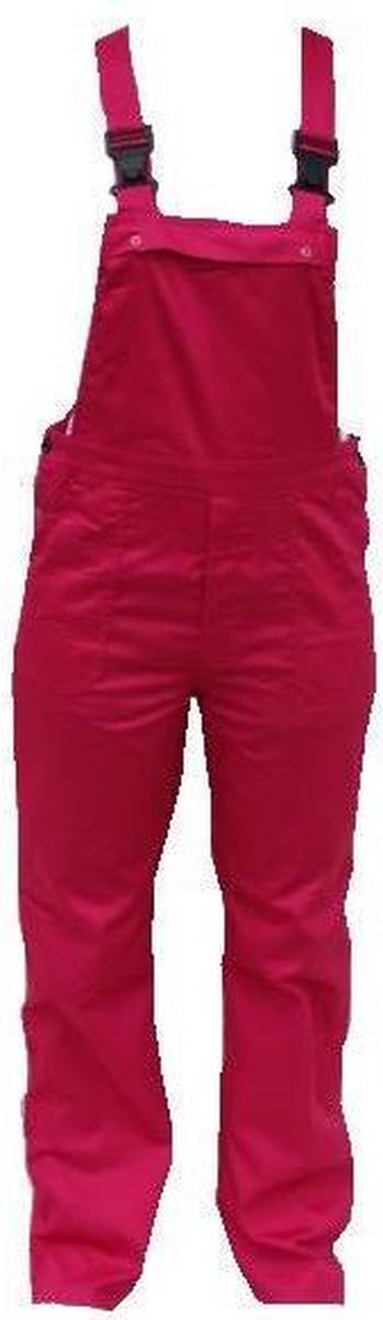 Tuinbroek voor volwassenen fuchsia