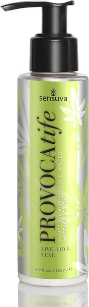 Sensuva Provocatife Cannabis Olie & Feromonen Massage Lotion - 120 m