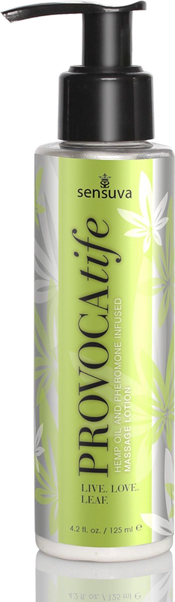 Sensuva Provocatife Cannabis Olie & Feromonen Massage Lotion - 120 m