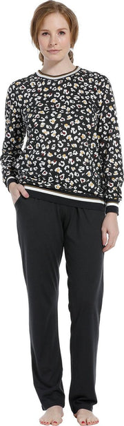 Pastunette tricot dames pyjama Nellie  - 40  - Grijs