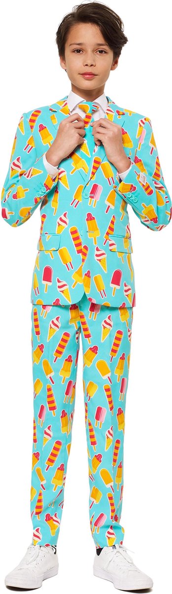 OppoSuits Cool Cones - Jongens Kostuum - Gekleurd - Feest - Maat 146/152