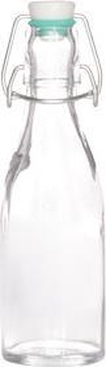 Beugelfles - Melkfles - Waterfles - Limonadefles - Swing Fles - glas - 200ml