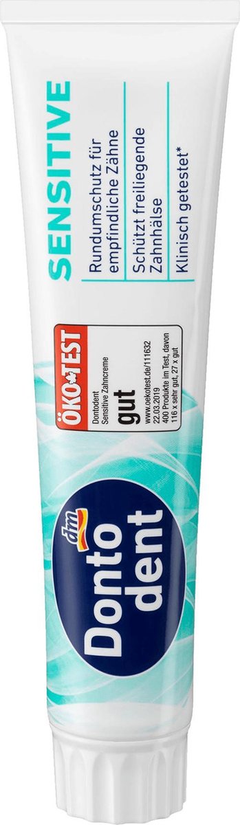 Dontodent Tandpasta gevoelig (125 ml)