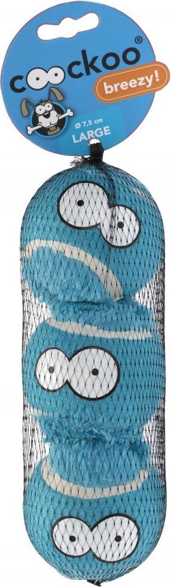 Tennisball breezy 3pcs Blauw 7