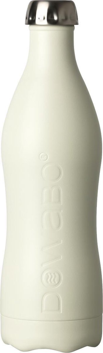 Dowabo drinkfles Cocktail Coll enkelwandig Pina Colada - 1200 ml - Wit