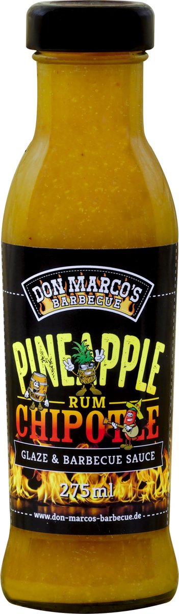 Don Marco's Pineapple Chipotle Rum - Glaze & BBQ saus - 275ml