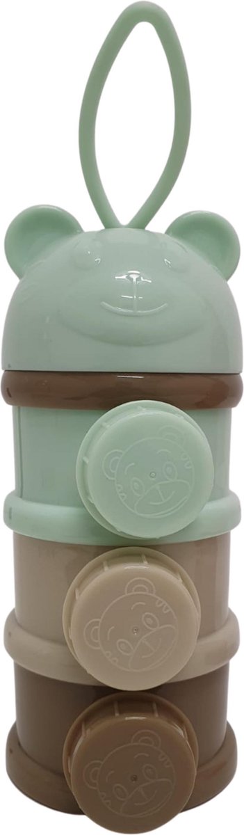 Melkpoeder Toren - Babypoeder Doseerdoosje - Bewaarbakjes Voor Melkpoeder - BPA Vrij Anti-Lek - Luchtdicht - Vaatwasbestendig - Kraamcadeau Jongens - Melkpoeder Houder -