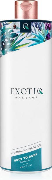 Exotiq Body To Body Massageolie - 500 ML- Regular