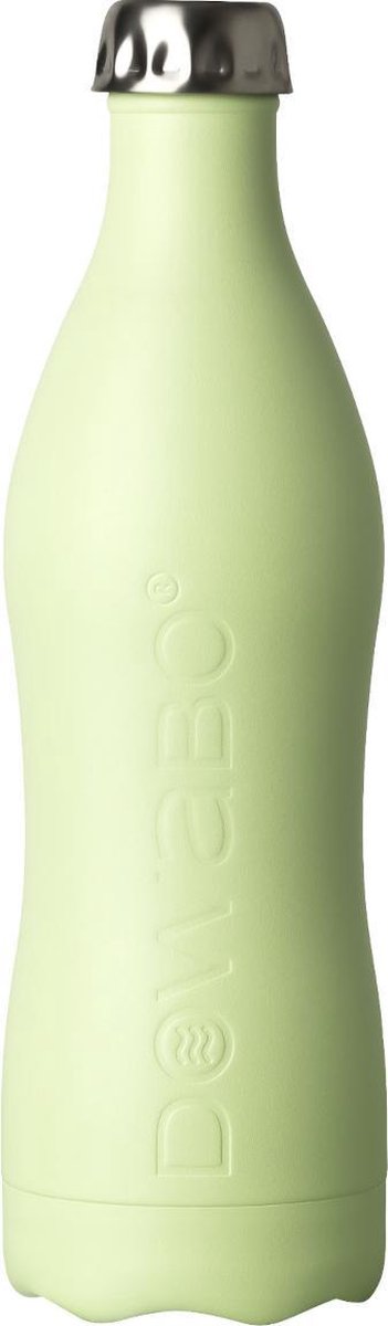 Dowabo drinkfles Cocktail Coll enkelwandig Grasshopper - 1200 ml - Groen