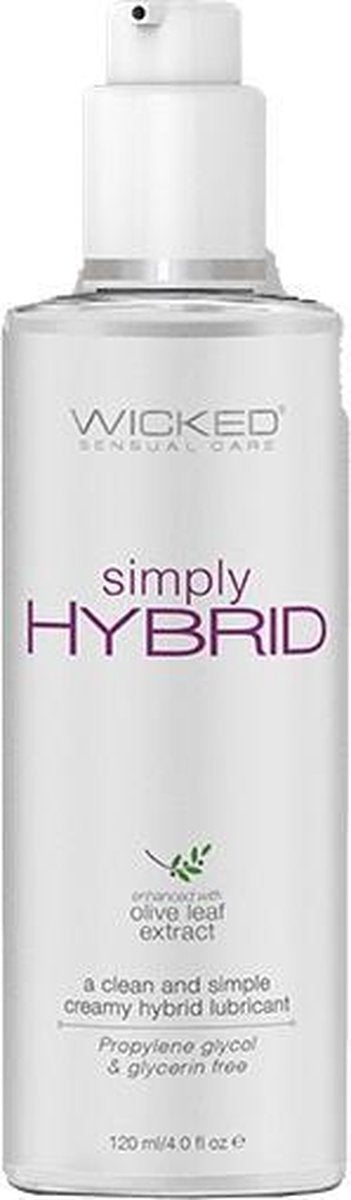 Wicked - Simply hybride glijmiddel 120 ml - 120ml