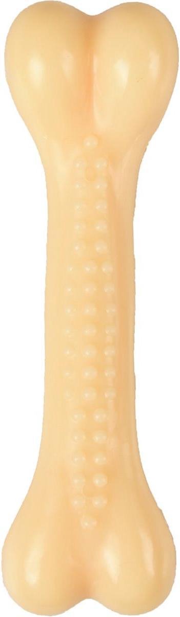Flamingo Hondenspeelgoed Nylon Boney Vanille - Crème - 15 x 4.5 x 4 cm