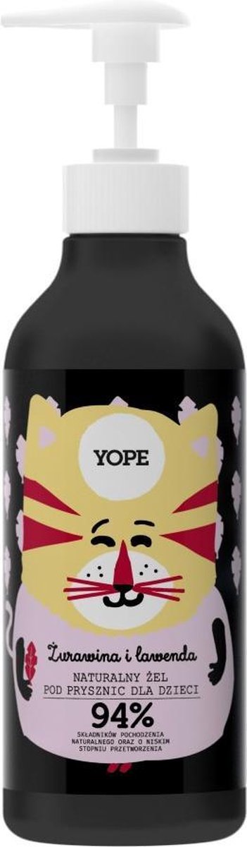 Yope - Natural Gel Under Baby Shower Cranberry & Lavender 400Ml