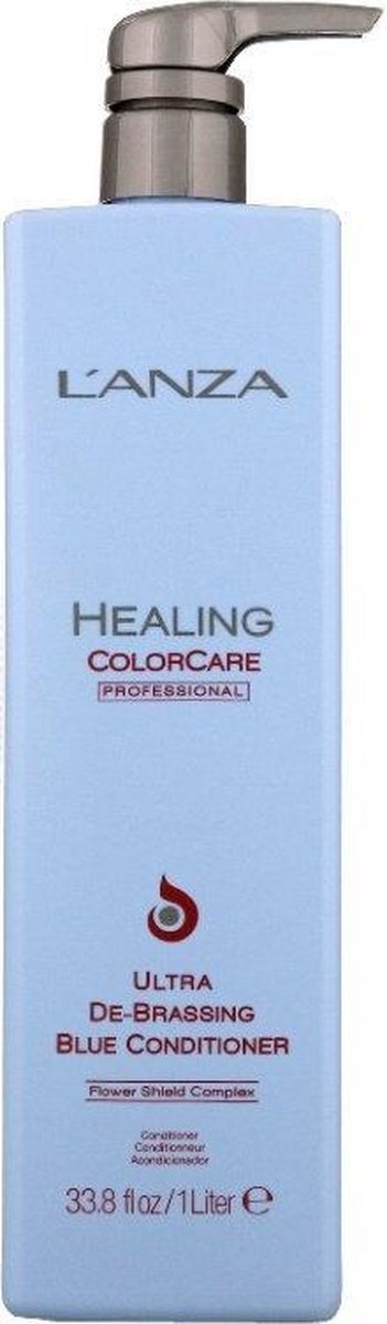 L'anza Ultra De-Brassing Blue Conditioner 1000ml - Conditioner voor ieder haartype
