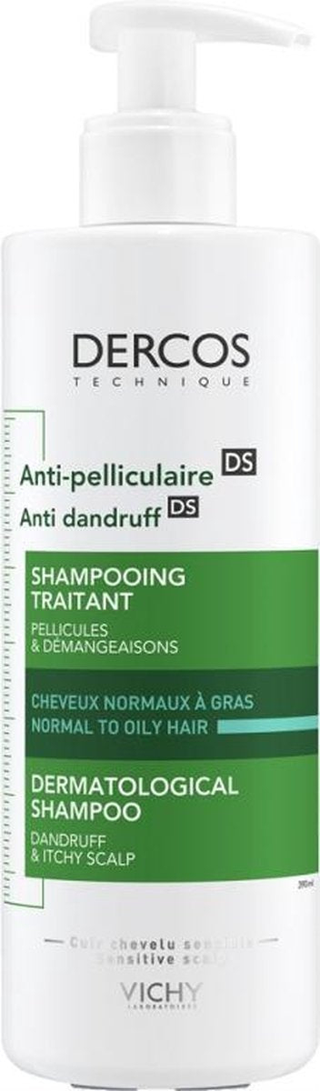 Vichy Dercos Anti-roos Shampoo voor normaal tot vet haar - 390ml