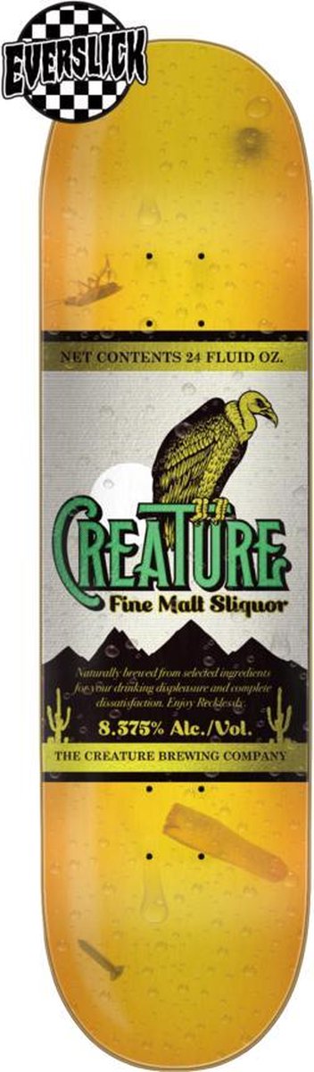 Creature Malt Sliquor Everslick deck 8.375''