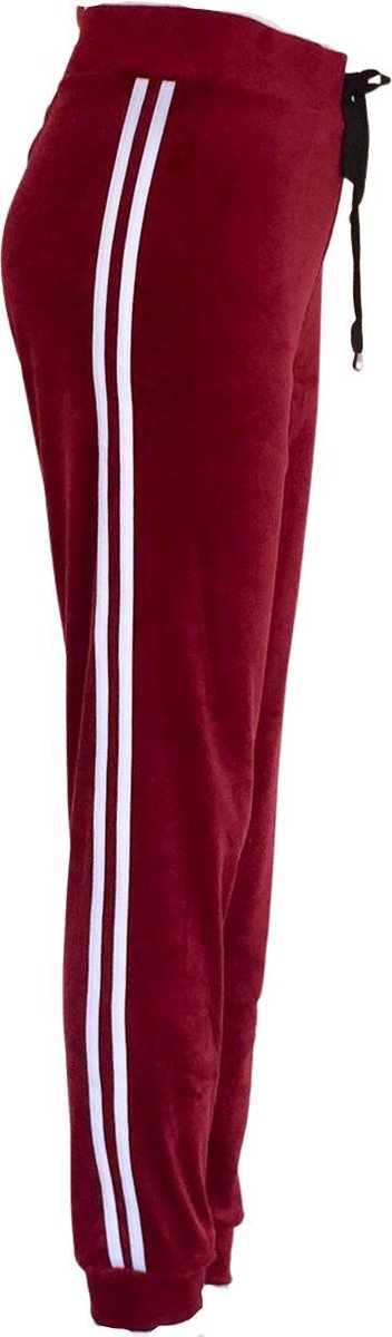 Stijlvolle Dames Joggingbroek / Trainingbroek / Sportbroek | Sweat Pants |  Rood - M