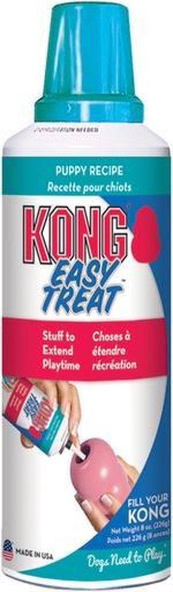 Kong - Easy Treat - Vulling voor Kong Speelgoed - Spuitbus - Kip Smaak - 226 Gram