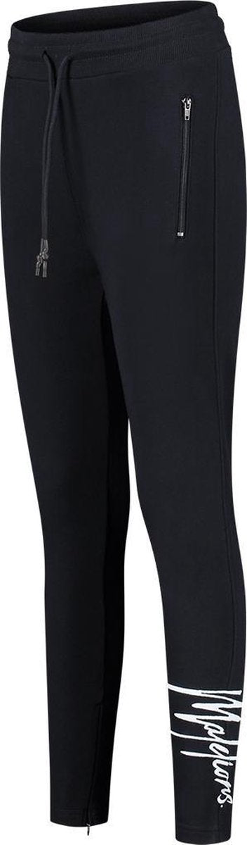 Malelions Women Signature Trackpants - Navy/Light Blue - XXS