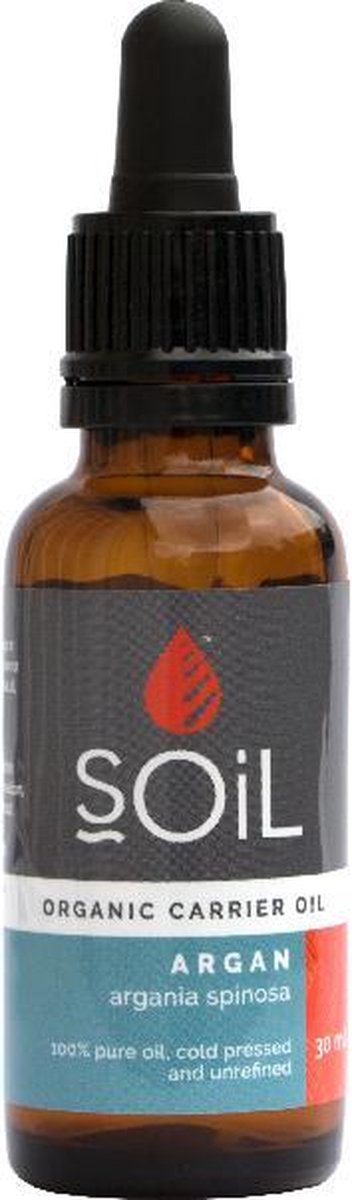 Soil Biologische Argan Olie - 30 Ml - Argania Spinosa - Biologische Basis Carrier Olie