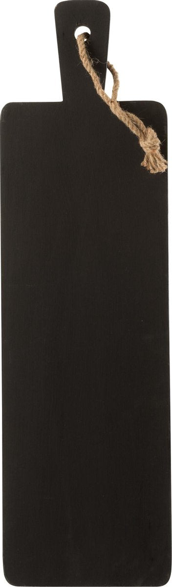 J-Line Snijplank Lora Rubber Hout Zwart Large