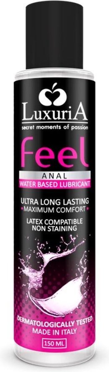 LUXURIA FEEL ANAL WATER BASED LUBRICANT 150 ML - Glijmiddel Op Waterbasis