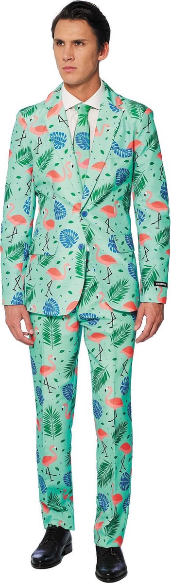 Suitmeister Tropical - Mannen Kostuum - Gekleurd - Carnaval - Maat S