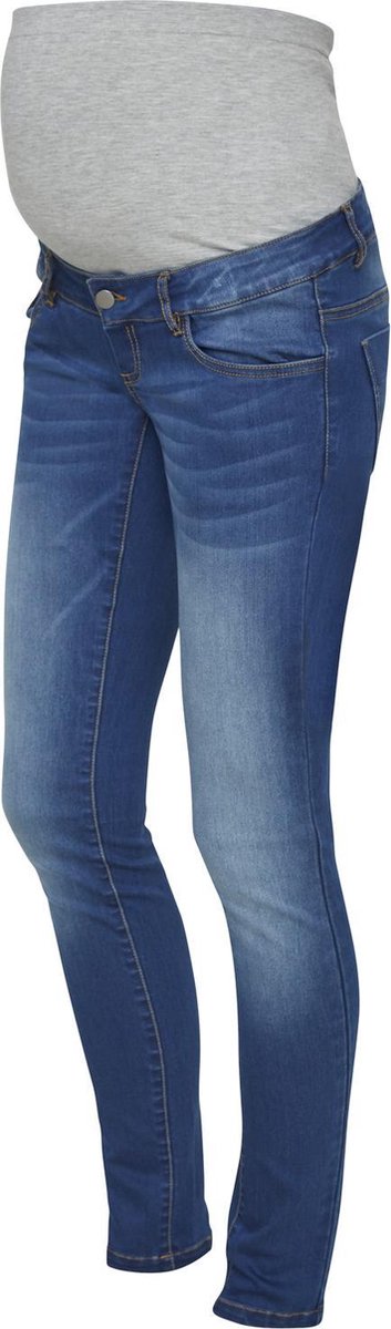 Mamalicious Broek - Denim - Maat 26-32
