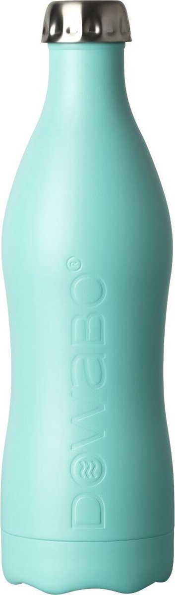 Dowabo drinkfles Cocktail Coll enkelwandig Swimming Pool - 1200 ml - Blauw
