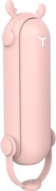DS208 Opvouwbare multifunctionele USB-zaklamp Ventilator Draagbare aromatherapie Muggenmelk Mini Handheld-ventilator (roze)
