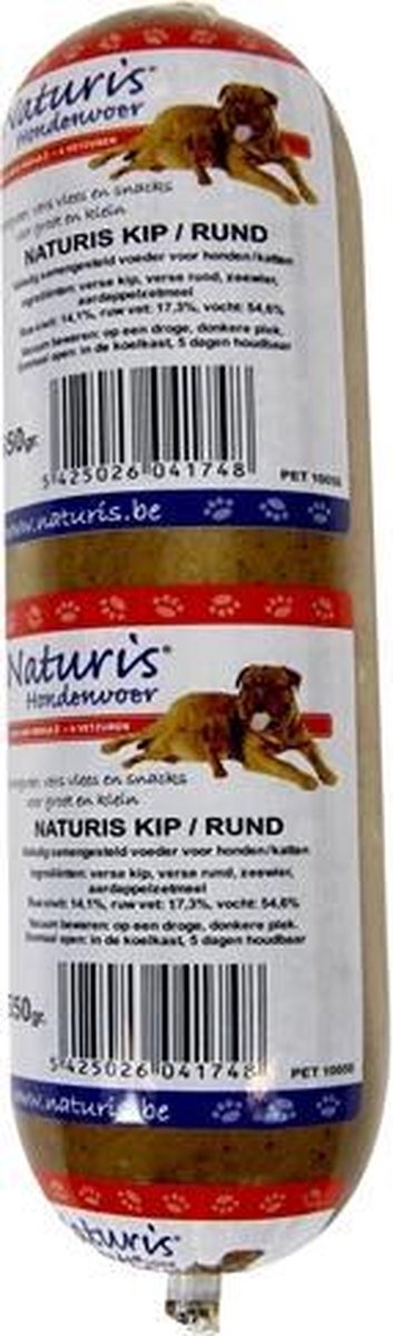 Naturis houdbaar kip/rund - 650 gr - 1 stuks