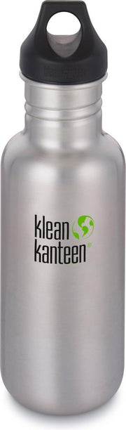 Klean Kanteen Classic Drinkfles Loopcap - brushed stainless - 532 ml