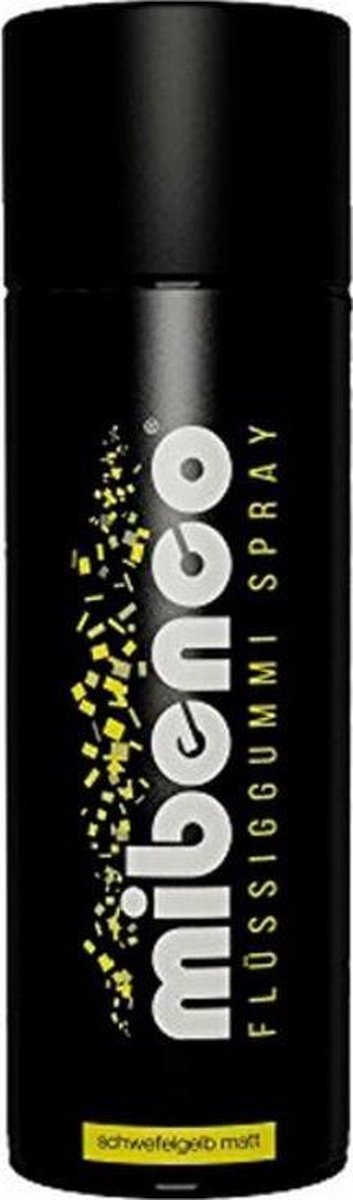 Vloeibaar rubber voor auto's Mibenco     Geel 400 ml