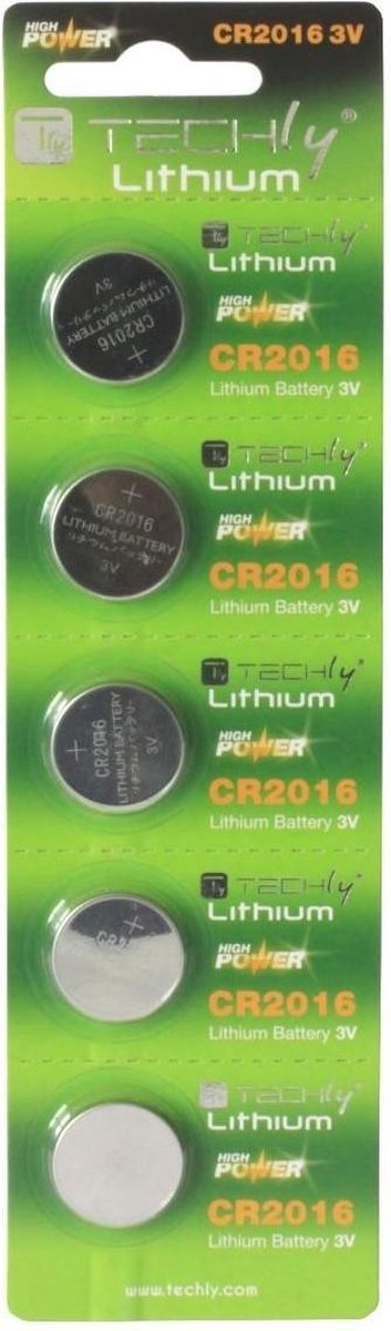 Techly IBT-KCR2016 household battery Single-use battery CR2016 Lithium 3 V