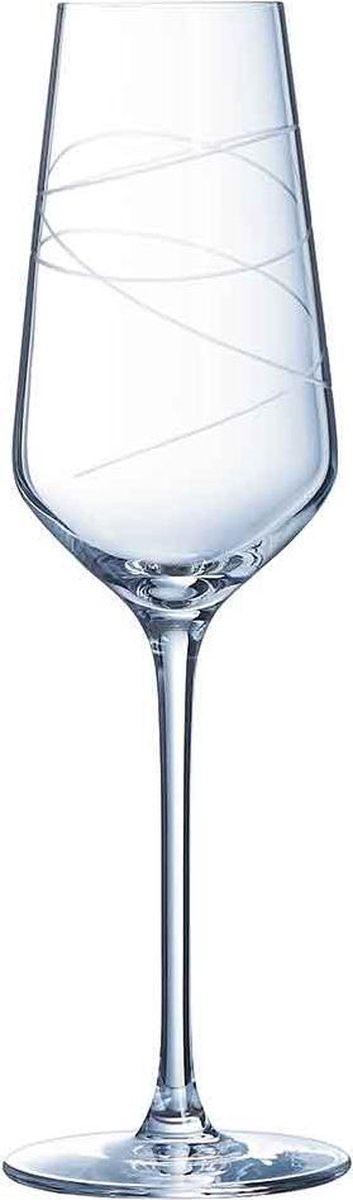 Eclat Abstraction Champagneglas 21cl - ( Set van 4 )
