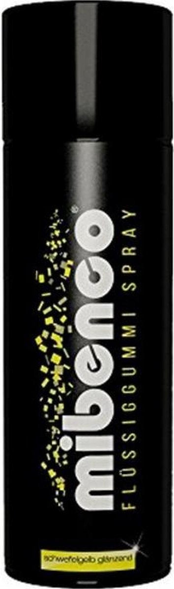 Vloeibaar rubber voor auto's Mibenco     Geel 400 ml