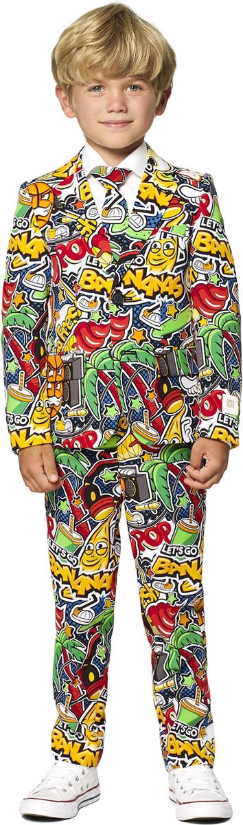 Opposuits Verkleedpak Street Vibes Jongens Polyester Maat 92-98