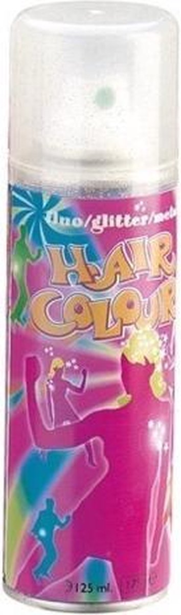 Kleurspray zilver glitter