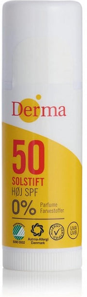 Derma Sun - Zonnebrandstick - SPF50 - 2 x 15 ML - Parfumvrij