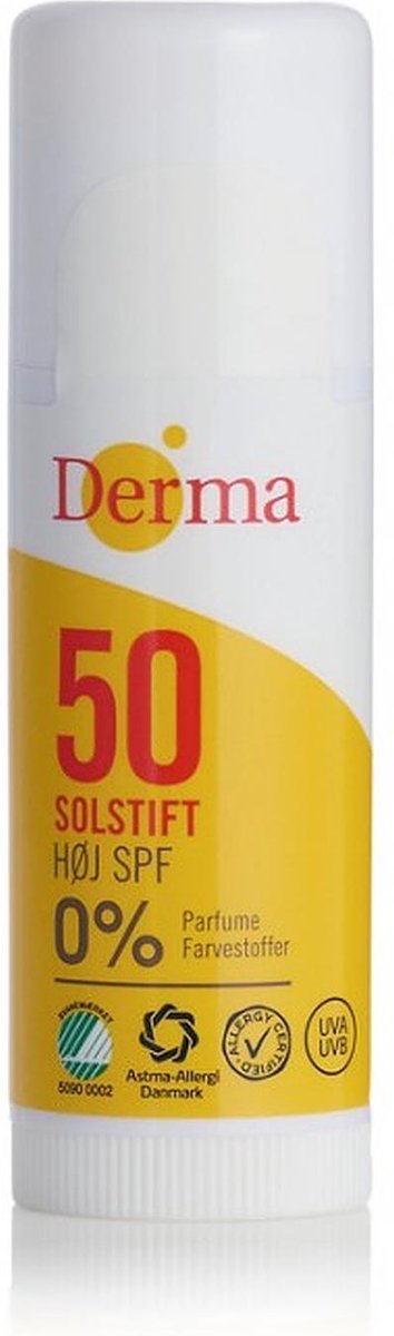 Derma Sun - Zonnebrandstick - SPF50 - 2 x 15 ML - Parfumvrij