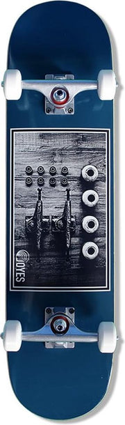 JOYES Complete Skateboard 8" Parts Blue