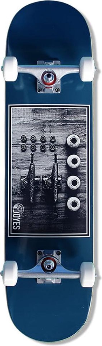 JOYES Complete Skateboard 8" Parts Blue