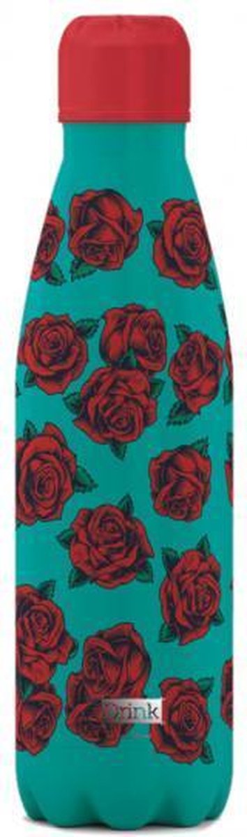 I-Drink Thermosfles Roses 500 Ml Rvs /Rood