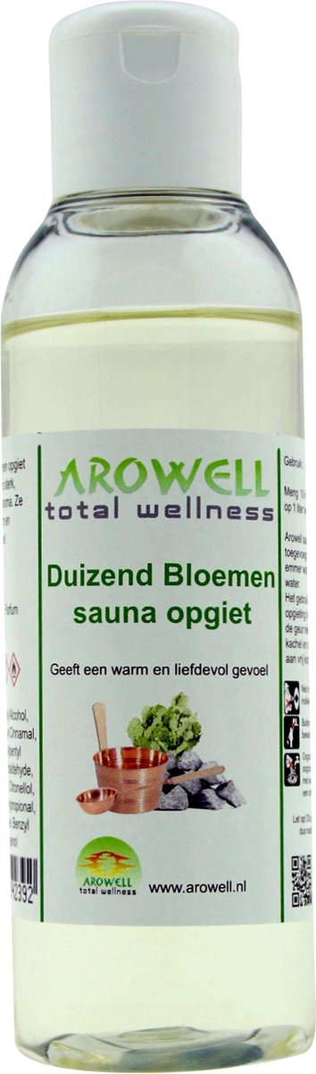 Arowell - Duizend Bloemen sauna opgiet saunageur opgietconcentraat - 100 ml